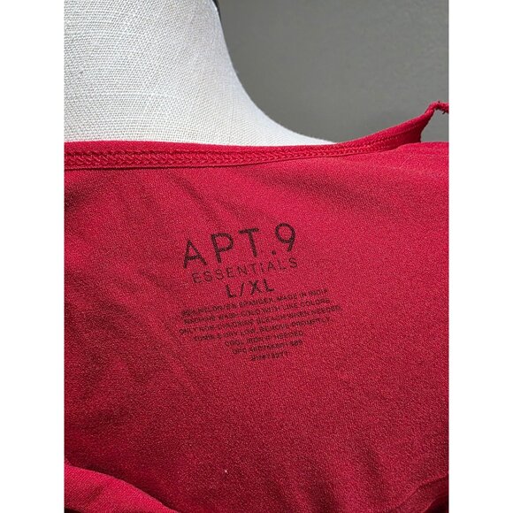 Apt. 9 Essentials Red Camisole L/XL Spaghetti Straps - Picture 5 of 5